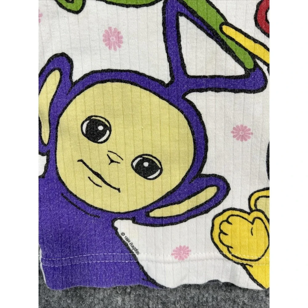 Vintage 1999 Teletubbies Ribbed Graphic T-Shirt - Kids Size 4 - Ragdoll / AME
